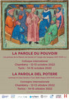 Research paper thumbnail of La parole du pouvoir. Les princes de la Maison de Savoie et l'usage des langues (XIII e-XVIII e s.). Colloque international 12-15 octobre 2022 (Chambéry-Turin)