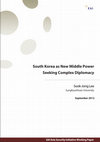 Research paper thumbnail of South Korea as New Middle Power Seeking Complex Diplomacy