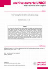 Research paper thumbnail of From “learning from the field” to jointly driving change