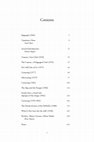 Research paper thumbnail of Table of Contents of 'Camering Fernand Deligny On Cinema And The Image'