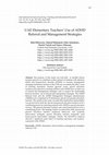 Research paper thumbnail of UAE Elementary Teachers’ Use of ADHD Referral and Management Strategies