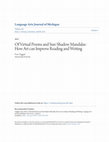 Research paper thumbnail of Of Virtual Poems and Sun-Shadow Mandalas: How Art can Improve Reading and Writing