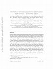 Research paper thumbnail of Gravitational interaction signatures in isolated galaxy triplet systems: A photometric analysis