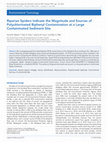 Research paper thumbnail of Riparian spiders indicate the magnitude and sources of polychlorinated biphenyl contamination at a large contaminated sediment site