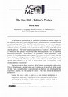 Research paper thumbnail of The Bus HubEditor's Preface