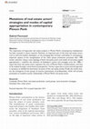 Research paper thumbnail of Mutations of real estate actors’ strategies and modes of capital appropriation in contemporary Phnom Penh