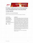 Research paper thumbnail of Developing a Scalable and Accurate Job Recommendation System with Distributed Cluster System using Machine Learning Algorithm