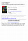 Research paper thumbnail of The Routledge Handbook of Translation and Globalization