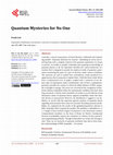 Research paper thumbnail of Quantum Mysteries for No One