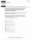 Research paper thumbnail of A Novel LQT-3 Mutation Disrupts an Inactivation Gate Complex with Distinct Rate-Dependent Phenotypic Consequences