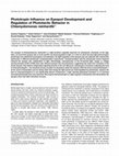 Research paper thumbnail of Phototropin Influence on Eyespot Development and Regulation of Phototactic Behavior in Chlamydomonas reinhardtii