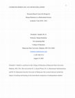 Research paper thumbnail of Research-Based Course Re-Design for Human Relations in a Multicultural Society, Academic Years 2010-2012