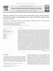 Research paper thumbnail of Different responses of two common Arctic macrobenthic species (Macoma balthica and Monoporeia affinis) to phytoplankton and ice algae: Will climate change impacts be species specific?