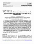 Research paper thumbnail of Effect of Daniella olivera wood biochar on the growth and biomass of maize (zea mays L.) in Lafia, North central Nigeria