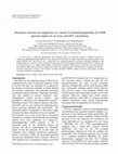 Research paper thumbnail of Electronic structure investigations of 1-amino-2,6-dimethylpiperidine by NMR spectral studies by ab initio and DFT calculations