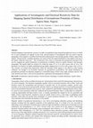 Research paper thumbnail of Applications of Aeromagnetic and Electrical Resistivity Data for Mapping Spatial Distribution of Groundwater Potentials of Dutse, Jigawa State, Nigeria