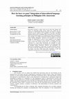 Research paper thumbnail of How far have we gone? Integration of intercultural language learning principles in Philippine ESL classrooms