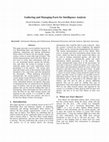 Research paper thumbnail of Gathering and Managing Facts for Intelligence Analysis