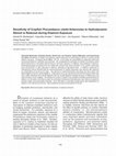 Research paper thumbnail of Sensitivity of Crayfish Procambarus clarkii Antennules to Hydrodynamic Stimuli is Reduced during Diazinon Exposure