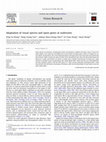 Research paper thumbnail of Adaptation of visual spectra and opsin genes in seabreams