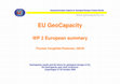 Research paper thumbnail of Assessing European capacity for geological storage of carbon dioxide–the EU GeoCapacity project