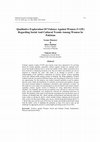 Research paper thumbnail of Qualitative Exploration Of Violence Against Women (VAW) Regarding Social And Cultural Trends Among Women In Pakistan