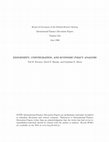 Research paper thumbnail of Exogeneity, Cointegration, and Economic Policy Analysis