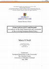 Research paper thumbnail of From Cork to GATT and beyond:an analysis of the legal framework and constraints of the evolving European Rural Policy