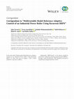 Research paper thumbnail of Corrigendum to "Multivariable Model Reference Adaptive Control of an Industrial Power Boiler Using Recurrent RBFN