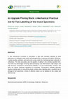 Research paper thumbnail of Figure 2a from: Ghafouri Moghaddam M, Ghafouri Moghaddam M, Rakhshani E, Mokhtari A (2017) An Upgrade Pinning Block: A Mechanical Practical Aid for Fast Labelling of the Insect Specimens. Biodiversity Data Journal 5: e20648. https://doi.org/10.3897/BDJ.5.e20648