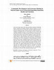 Research paper thumbnail of Community Development And Awareness Raising In Selected Slum Areas Of Karachi Regarding Education