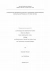 Research paper thumbnail of Entwicklung einer faseroptischen Anordnung zur automatisierten vitalmikroskopischen Untersuchung der Phototaxis von 3T3-Zellen der Maus