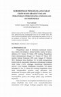 Research paper thumbnail of Subordinasi Pengelolaan Zakat Oleh Masyarakat Dalam Peraturan Perundang-Undangan DI Indonesia