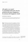 Research paper thumbnail of ¿De quién es ese autor? La propiedad intelectual, entre las promesas del museo imaginario y las amenazas del imaginario virtual