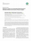 Research paper thumbnail of Robustness Analysis of an Outranking Model Parameters’ Elicitation Method in the Presence of Noisy Examples