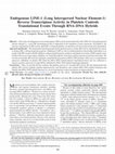 Research paper thumbnail of Endogenous LINE-1 (Long Interspersed Nuclear Element-1) Reverse Transcriptase Activity in Platelets Controls Translational Events Through RNA-DNA Hybrids