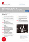 Research paper thumbnail of "Jüdisches Denken und jüdische Erziehung (Jewish Thought and Jewish Education)," Lecture Series, Institut für Jüdische Philosophie und Religion, Universität Hamburg (2022)