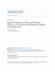 Research paper thumbnail of Regional Perspective of Recuay Mortuary Practices: A View from the Hinterlands, Callejón de Huaylas, Peru