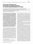 Research paper thumbnail of Necrotrophic Pathogens Use the Salicylic Acid Signaling Pathway to Promote Disease Development in Tomato