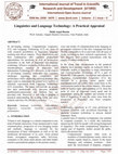 Research paper thumbnail of Linguistics and Language Technology: A Practical Appraisal