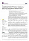 Research paper thumbnail of Functionalisation of Inorganic Material Surfaces with Staphylococcus Protein A: A Molecular Dynamics Study