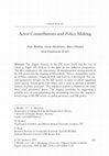 Research paper thumbnail of Actor Constellations and Policy Making