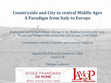 Research paper thumbnail of Countryside and City in central Middle Ages A Paradigm from Italy to Europe