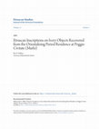 Research paper thumbnail of Etruscan Inscriptions on Ivory Objects Recovered from the Orientalizing Period Residence at Poggio Civitate (Murlo)