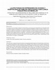 Research paper thumbnail of La Afectividad en Expresiones De Acogida y Hospitalidad en Familias Vinculadas a Una Clínica Psiquiátrica De Medellín