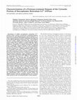 Research paper thumbnail of Characterization of a Protease-resistant Domain of the Cytosolic Portion of Sarcoplasmic Reticulum Ca2+-ATPase. NUCLEOTIDE- AND METAL-BINDING SITES