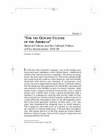 Research paper thumbnail of “FOR THE GENUINE CULTURE OF THE AMERICAS” Musical Folklore, Popular Arts, and the Cultural Politics of Pan Americanism, 1933–50