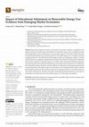 Research paper thumbnail of Impact of Educational Attainment on Renewable Energy Use: Evidence from Emerging Market Economies