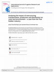 Research paper thumbnail of Analysing the impact of restructuring transportation, production and distribution on costs and environment – a case from the Thai Rubber industry