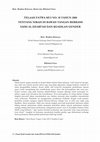 Research paper thumbnail of Telaah Fatwa Mui No. 10 Tahun 2008 Tentang Nikah DI Bawah Tangan Berbasis Sadd Al-Dzarī‘Ah Dan Keadilan Gender